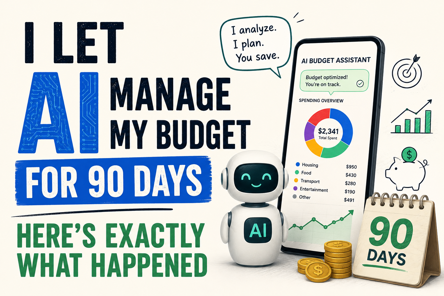 I Let AI Manage My Budget for 90 Days — Here’s Exactly What Happened
