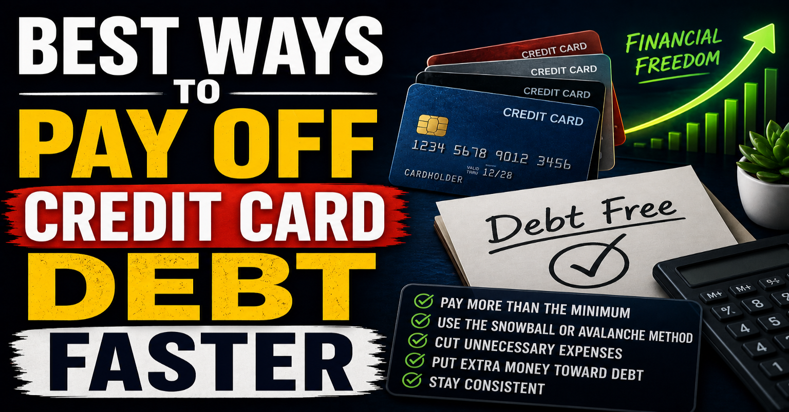 Best Ways to Pay Off Credit Card Debt Faster