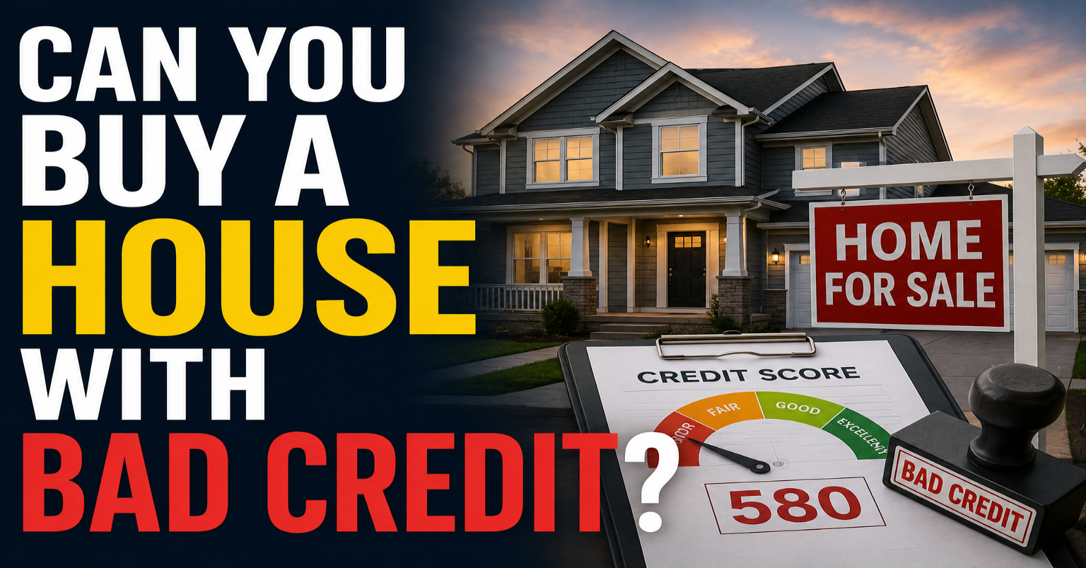 Can You Buy a House With Bad Credit in 2026?