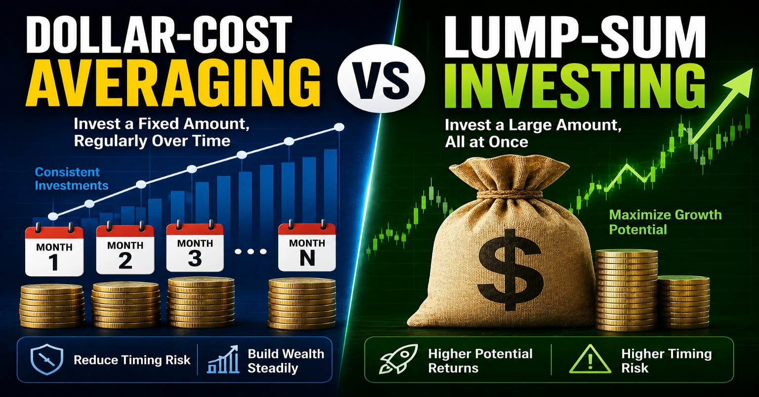 Dollar-Cost Averaging vs Lump-Sum Investing in 2026