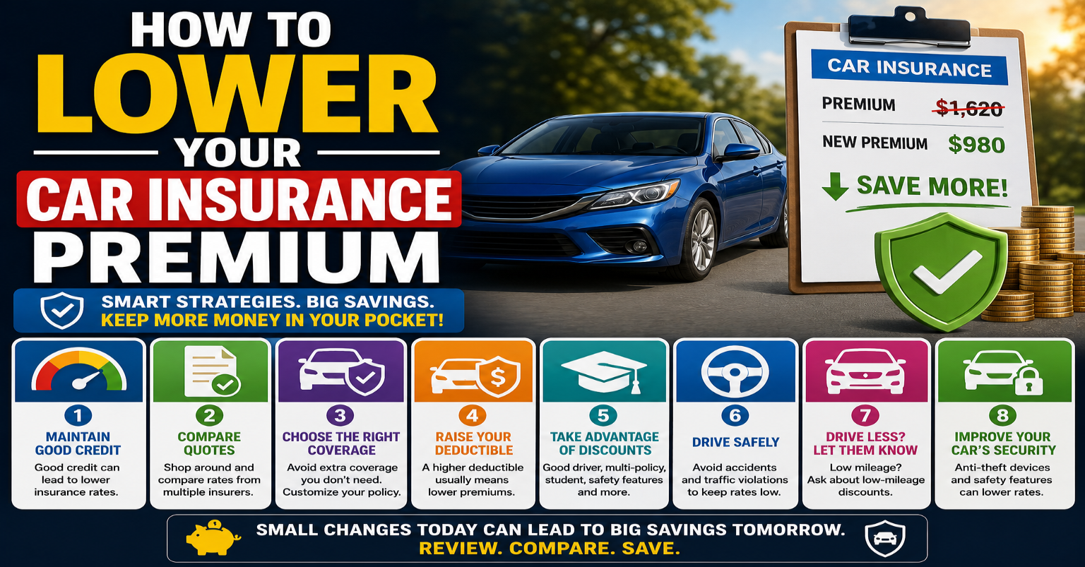How to Lower Your Car Insurance Premium in 2026