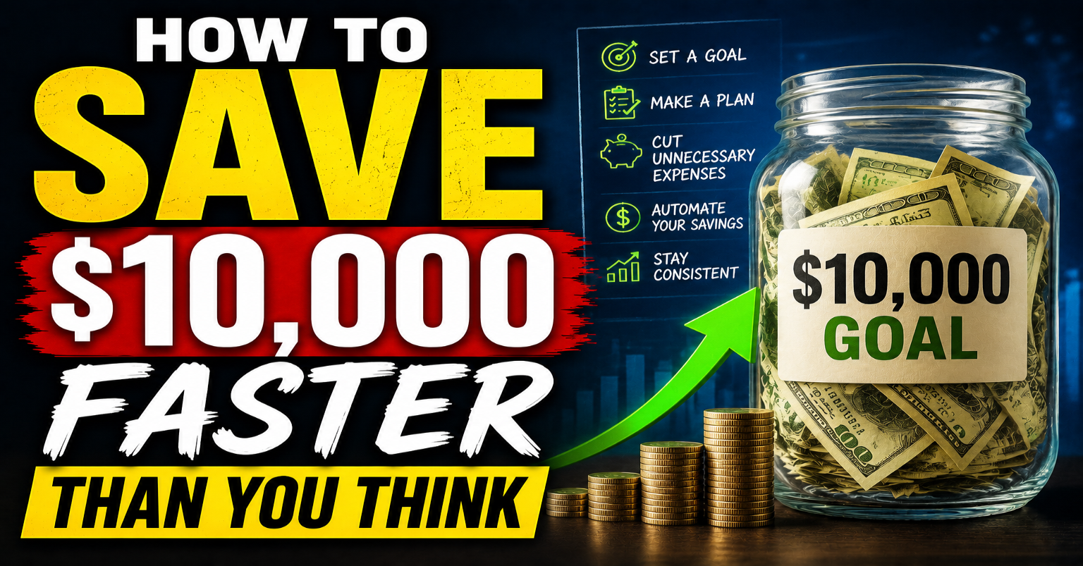 How to Save $10,000 Faster Than You Think