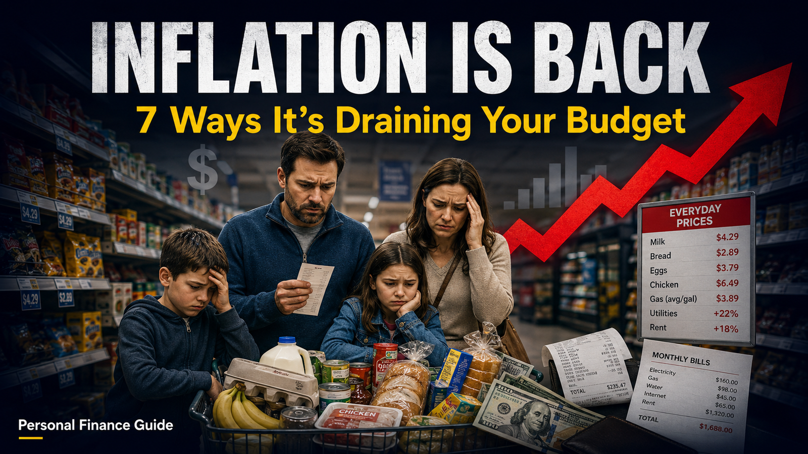 Inflation Is Back: 7 Expenses That Keep Getting More Expensive