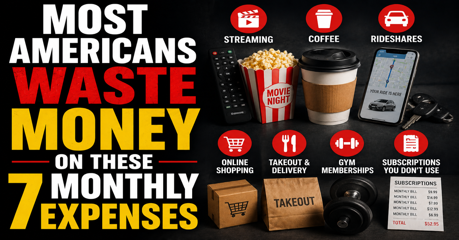 Most Americans Waste Money on These 7 Monthly Expenses