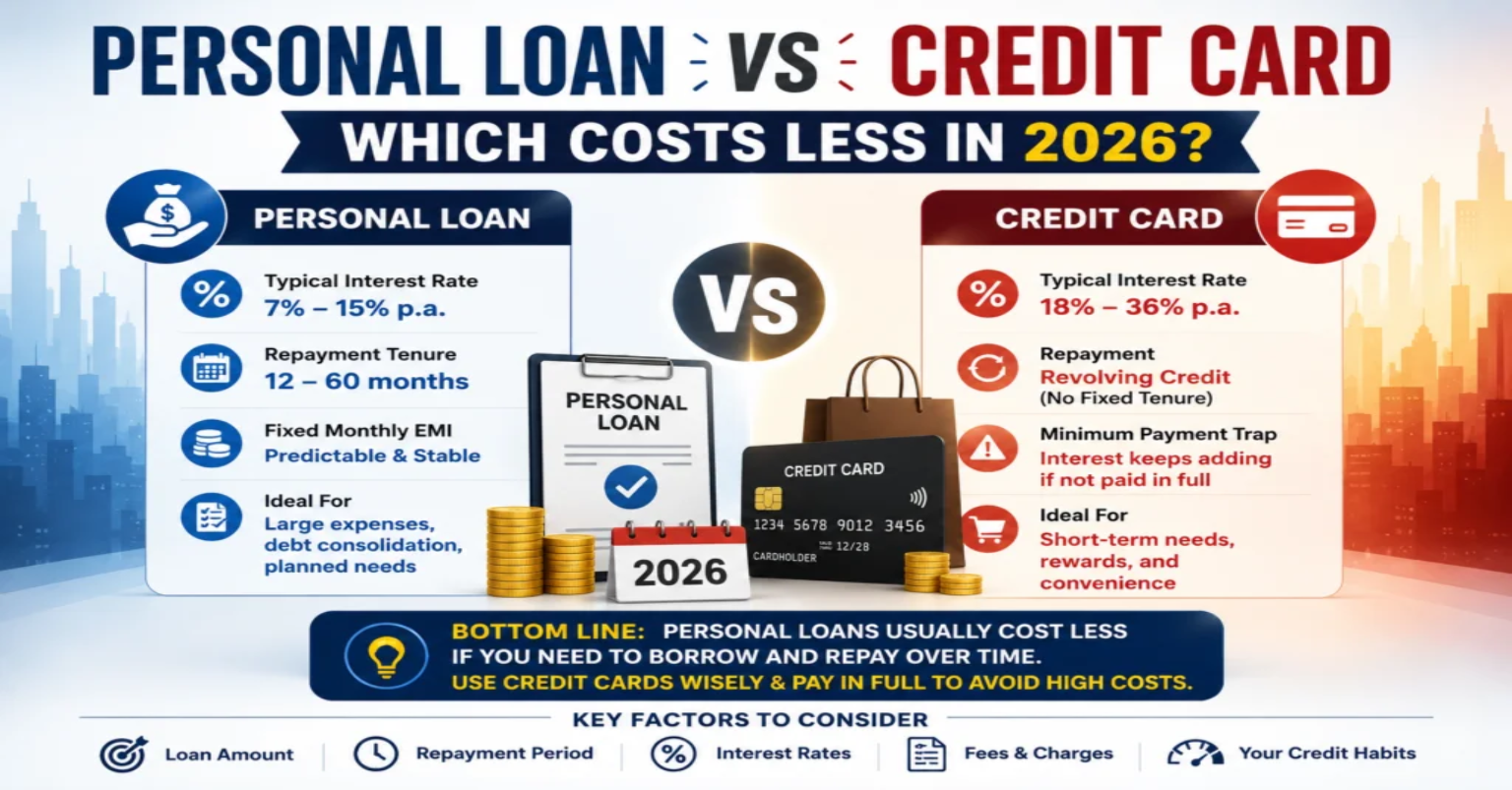 The Ultimate Personal Loan vs Credit Card Costs in 2026