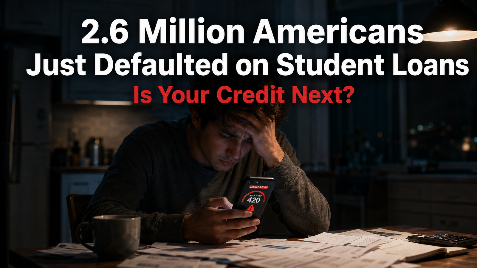 2.6 Million Americans Just Defaulted on Student Loans – Is Your Credit Next?