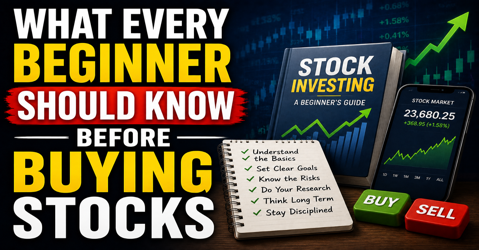 What Every Beginner Should Know Before Buying Stocks