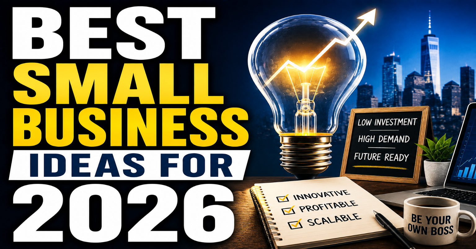 Best Small Business Ideas for 2026