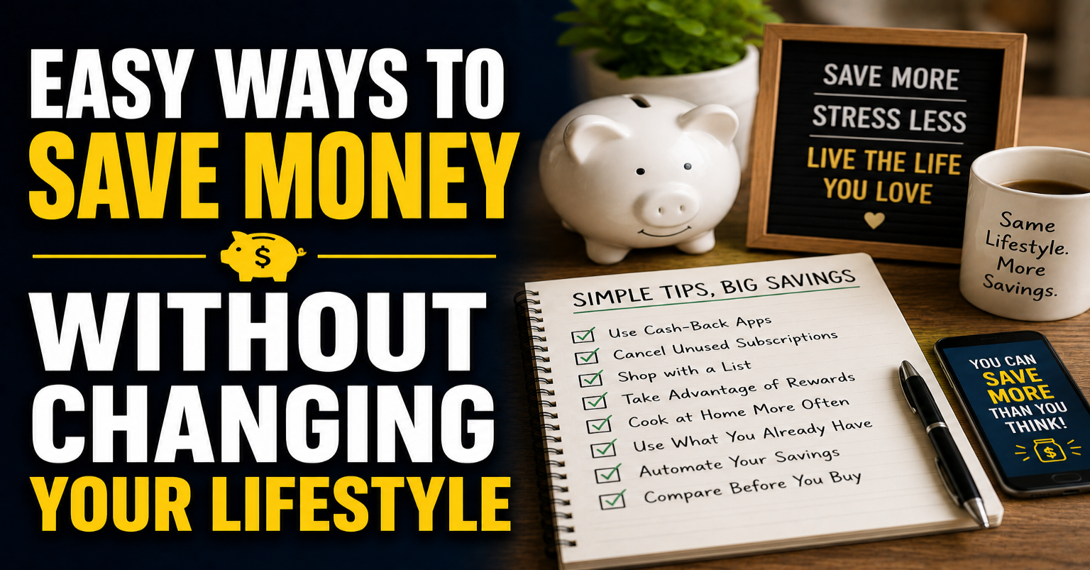 Easy Ways to Save Money Without Changing Your Lifestyle