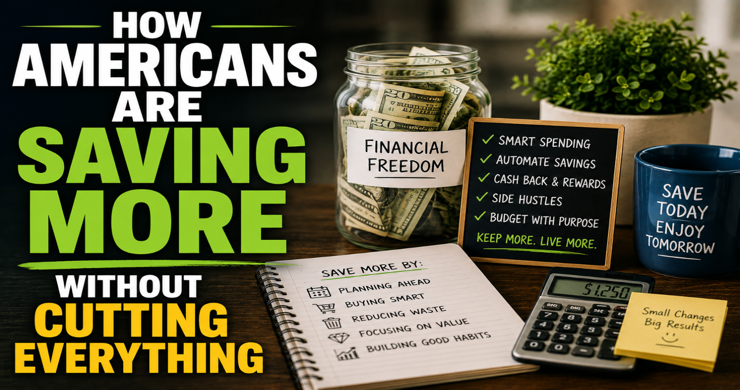 How Americans Are Saving More Without Cutting Everything