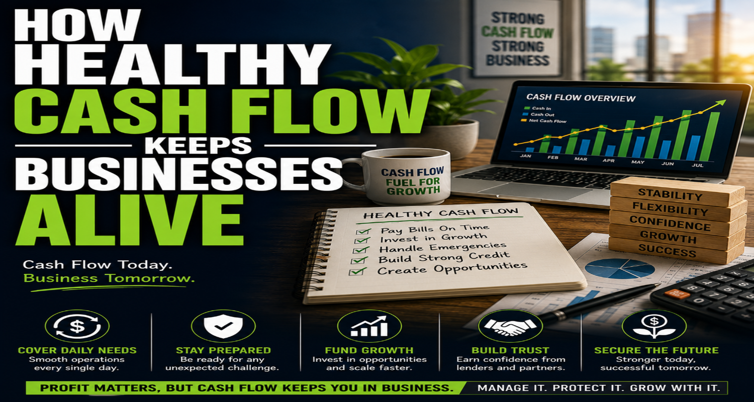 How Healthy Cash Flow Keeps Businesses Alive