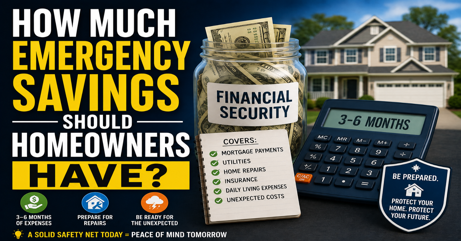 How Much Emergency Savings Should Homeowners Have?