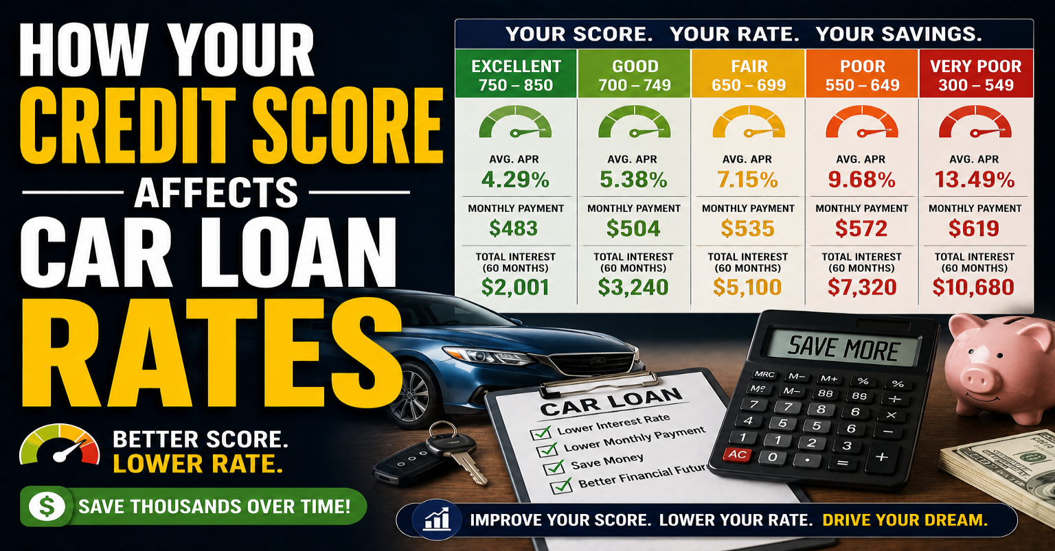 How Your Credit Score Affects Car Loan Rates