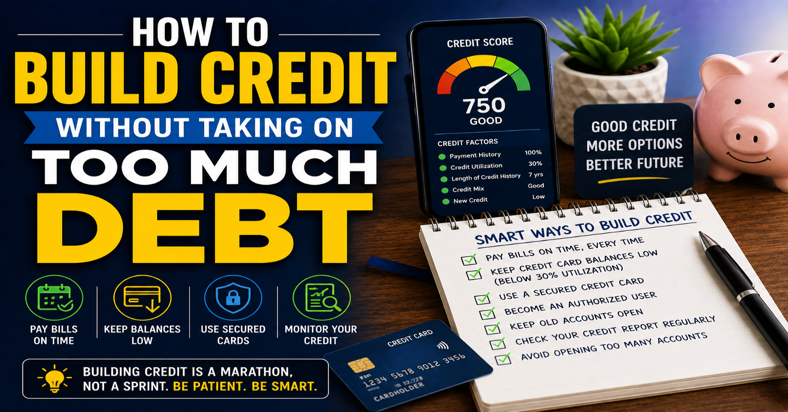 How to Build Credit Without Taking on Too Much Debt