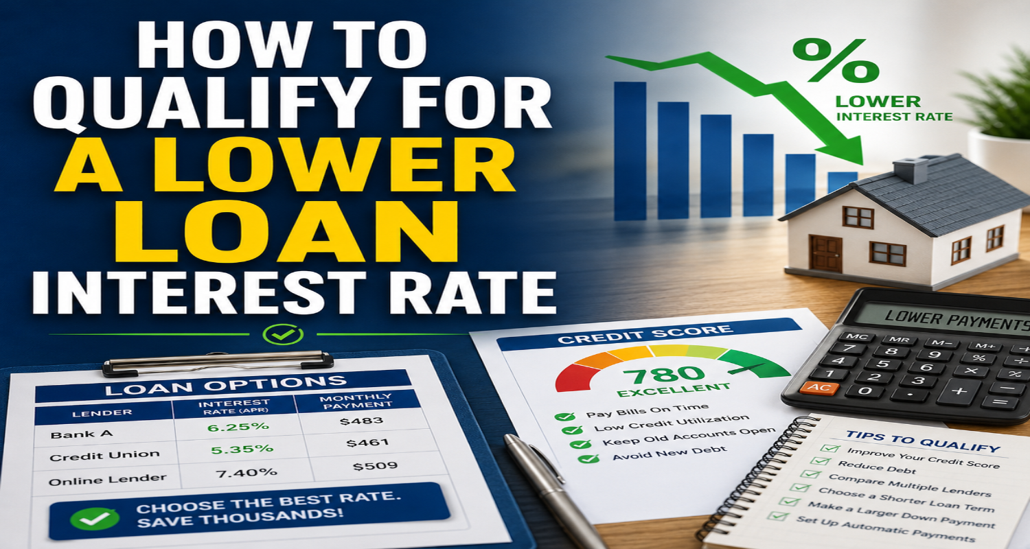 How to Qualify for a Lower Loan Interest Rate