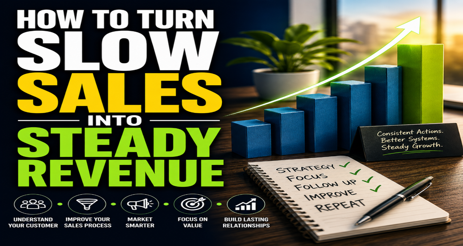How to Turn Slow Sales Into Steady Revenue