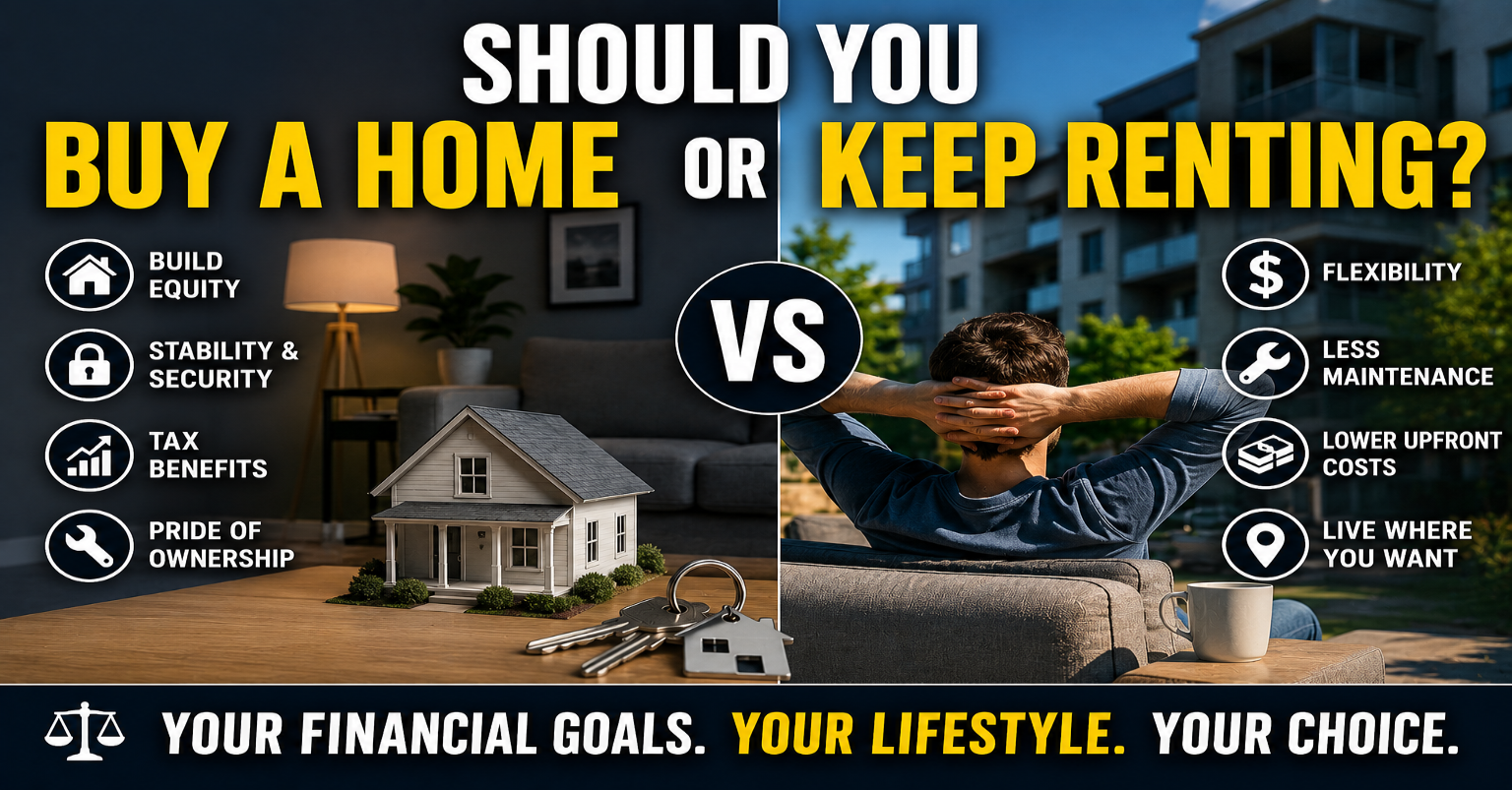 Should You Buy a Home or Keep Renting?
