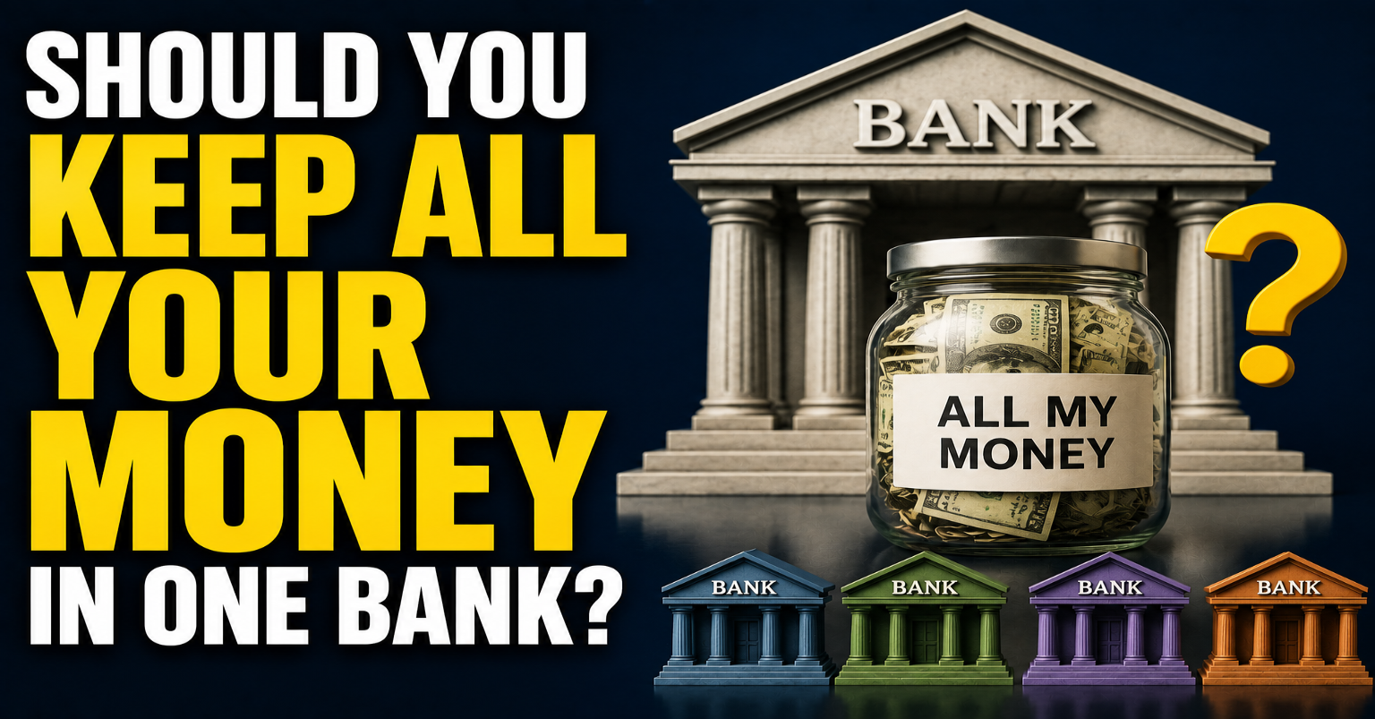 Should You Keep All Your Money in One Bank?