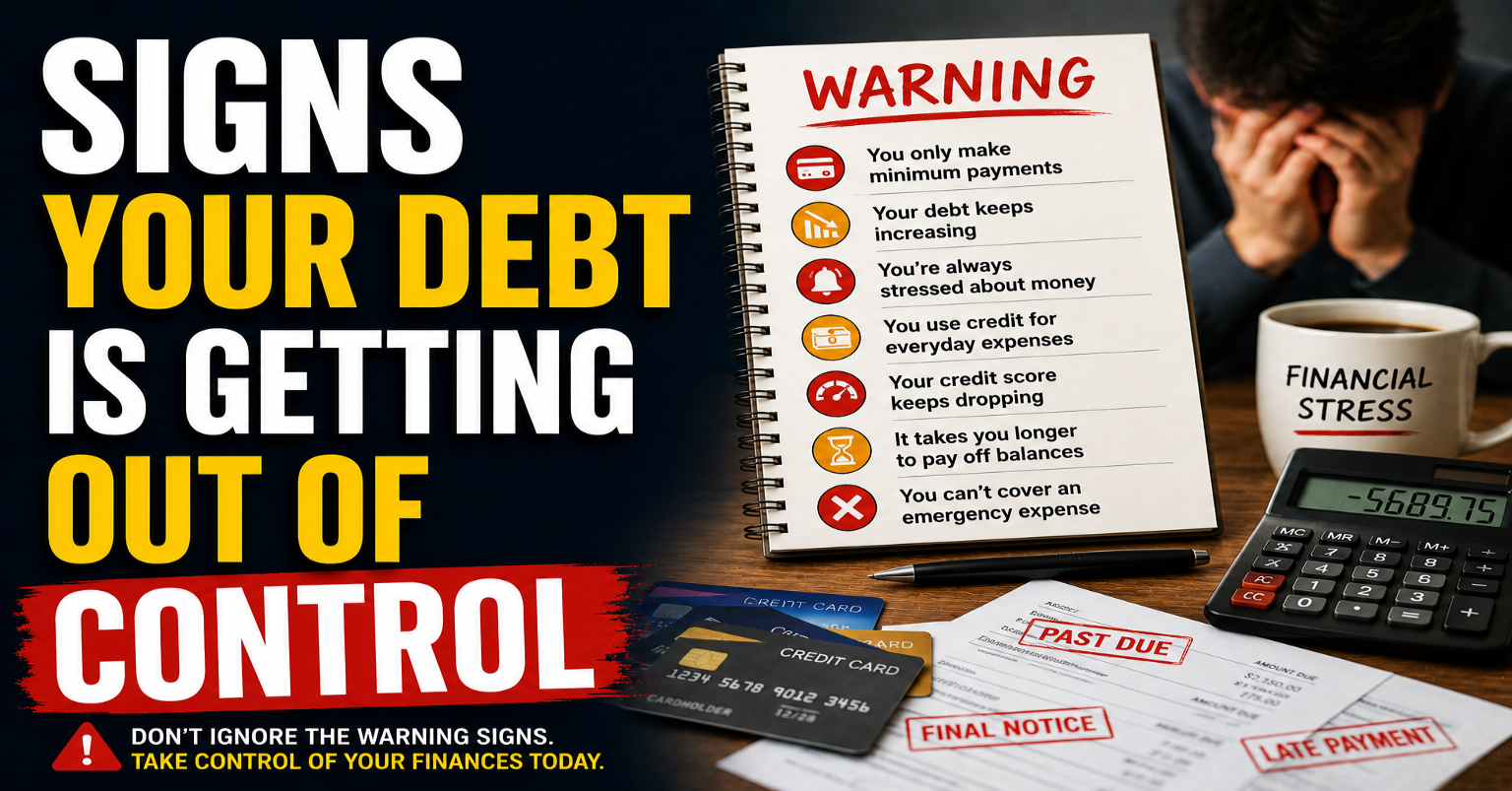 Signs Your Debt Is Getting Out of Control
