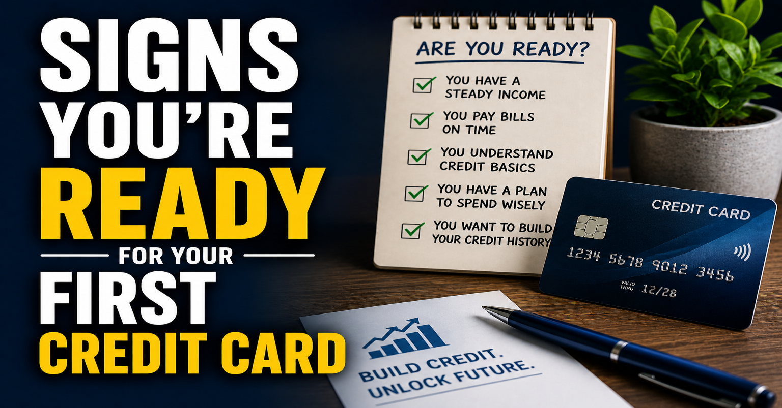 Signs You’re Ready for Your First Credit Card