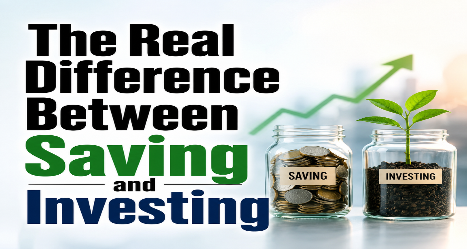 The Real Difference Between Saving and Investing