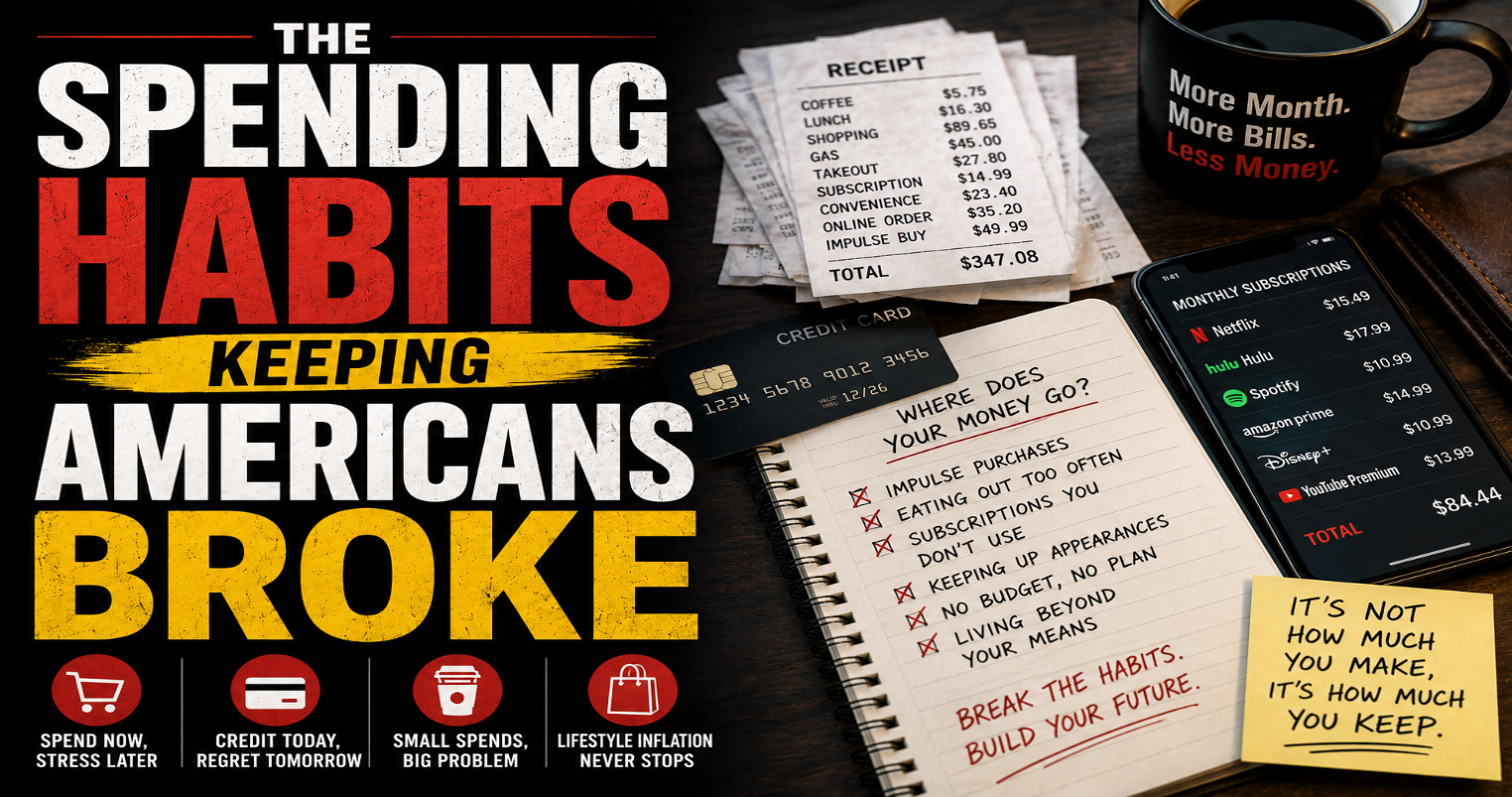 The Spending Habits Keeping Americans Broke