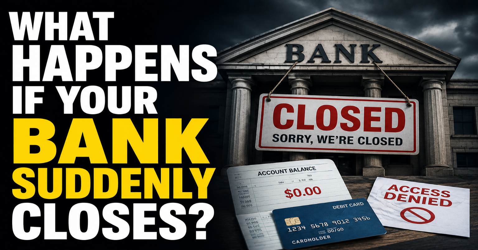What Happens If Your Bank Suddenly Closes?