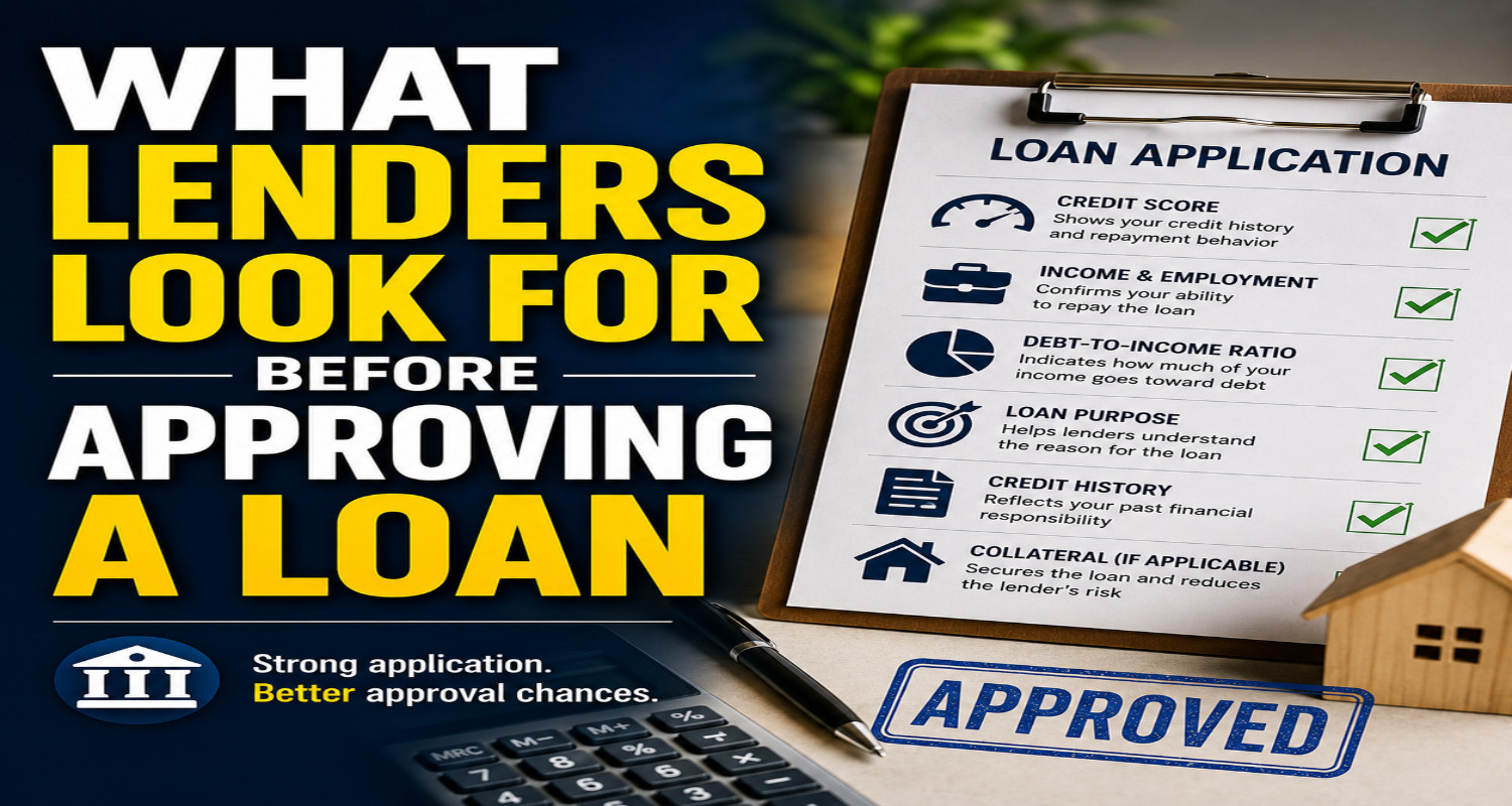 What Lenders Look for Before Approving a Loan