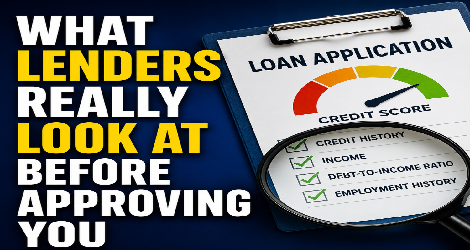 What Lenders Really Look at Before Approving You