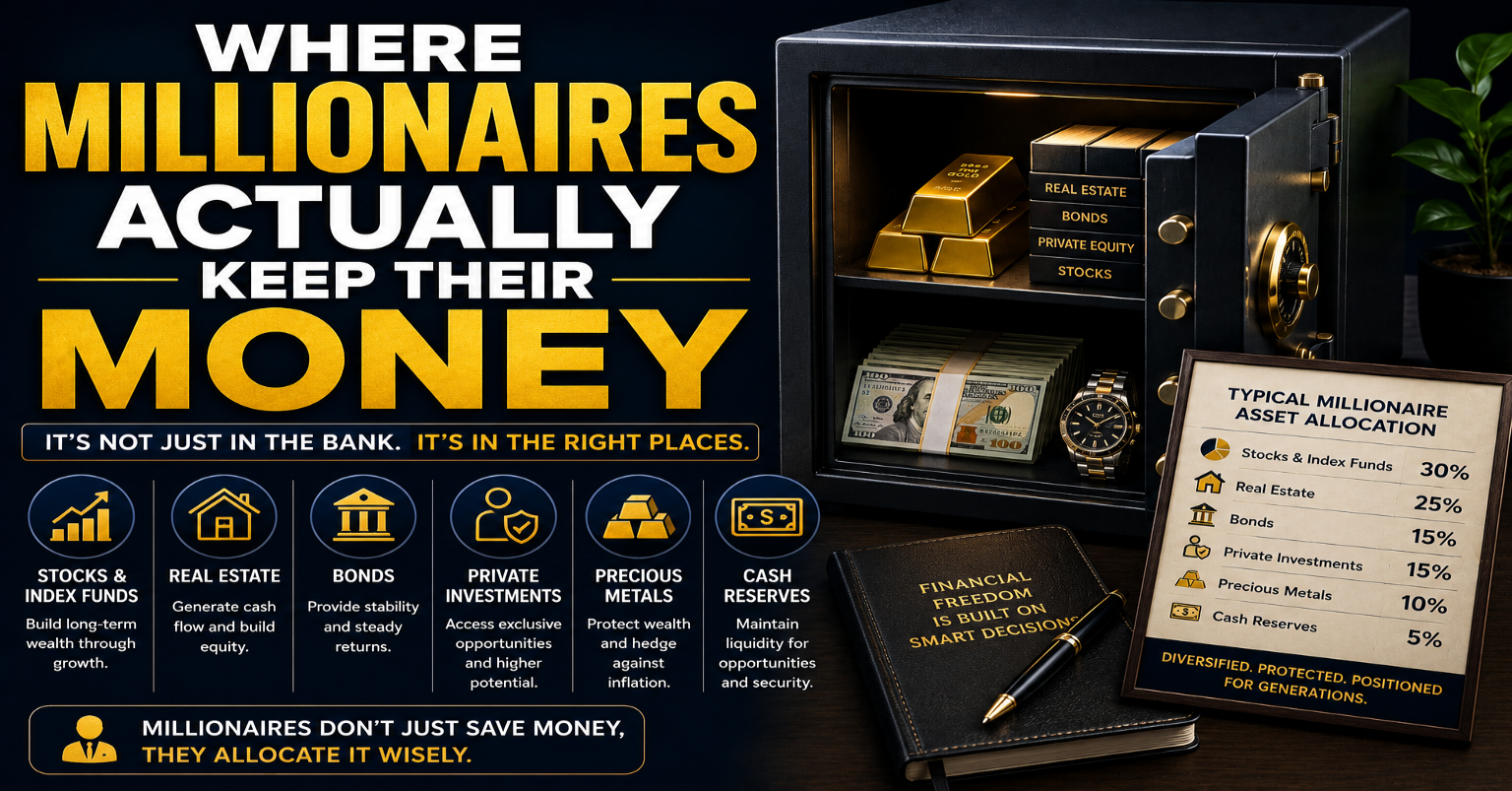 Where Millionaires Actually Keep Their Money