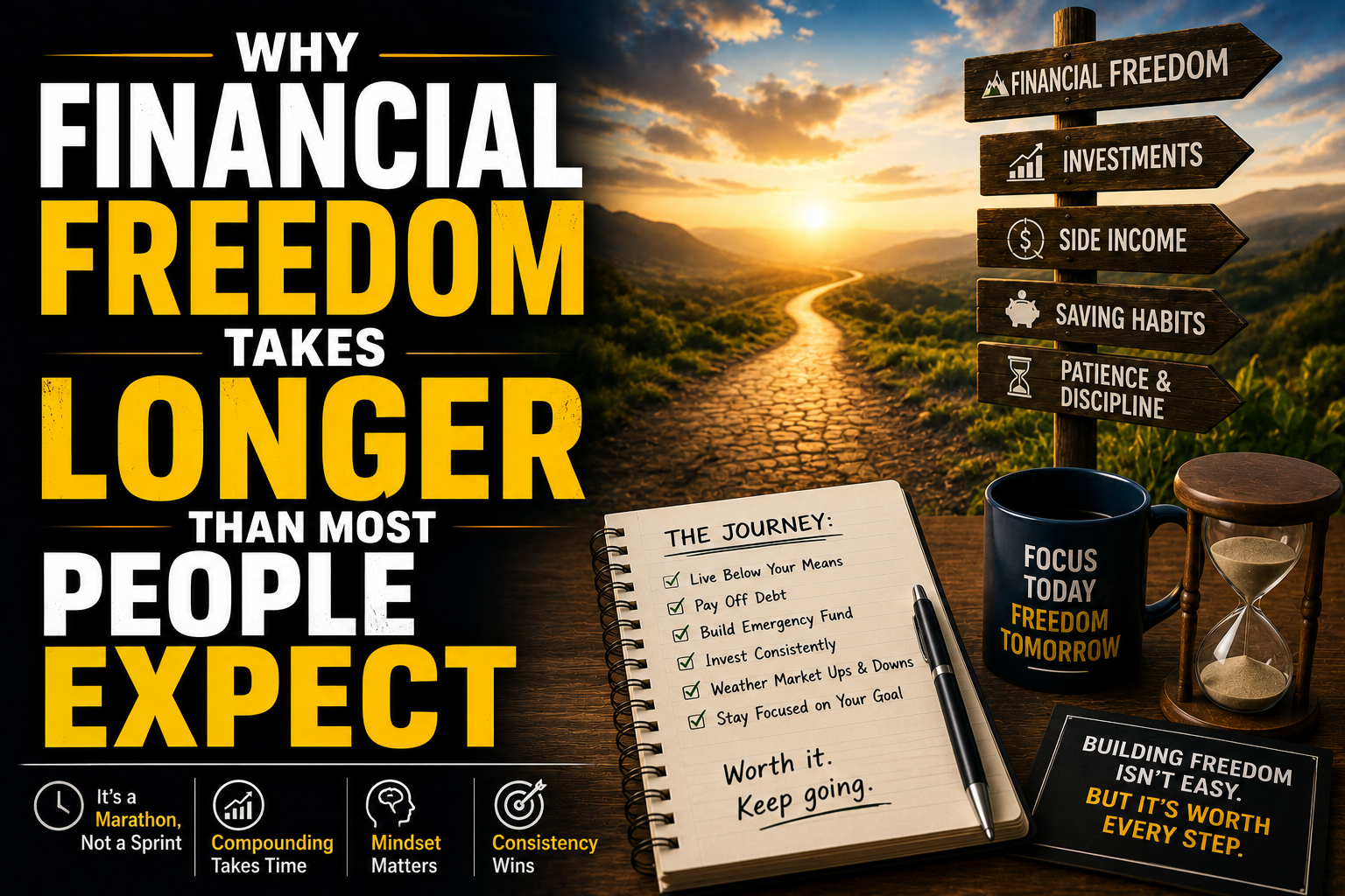 Why Financial Freedom Takes Longer Than Most People Expect