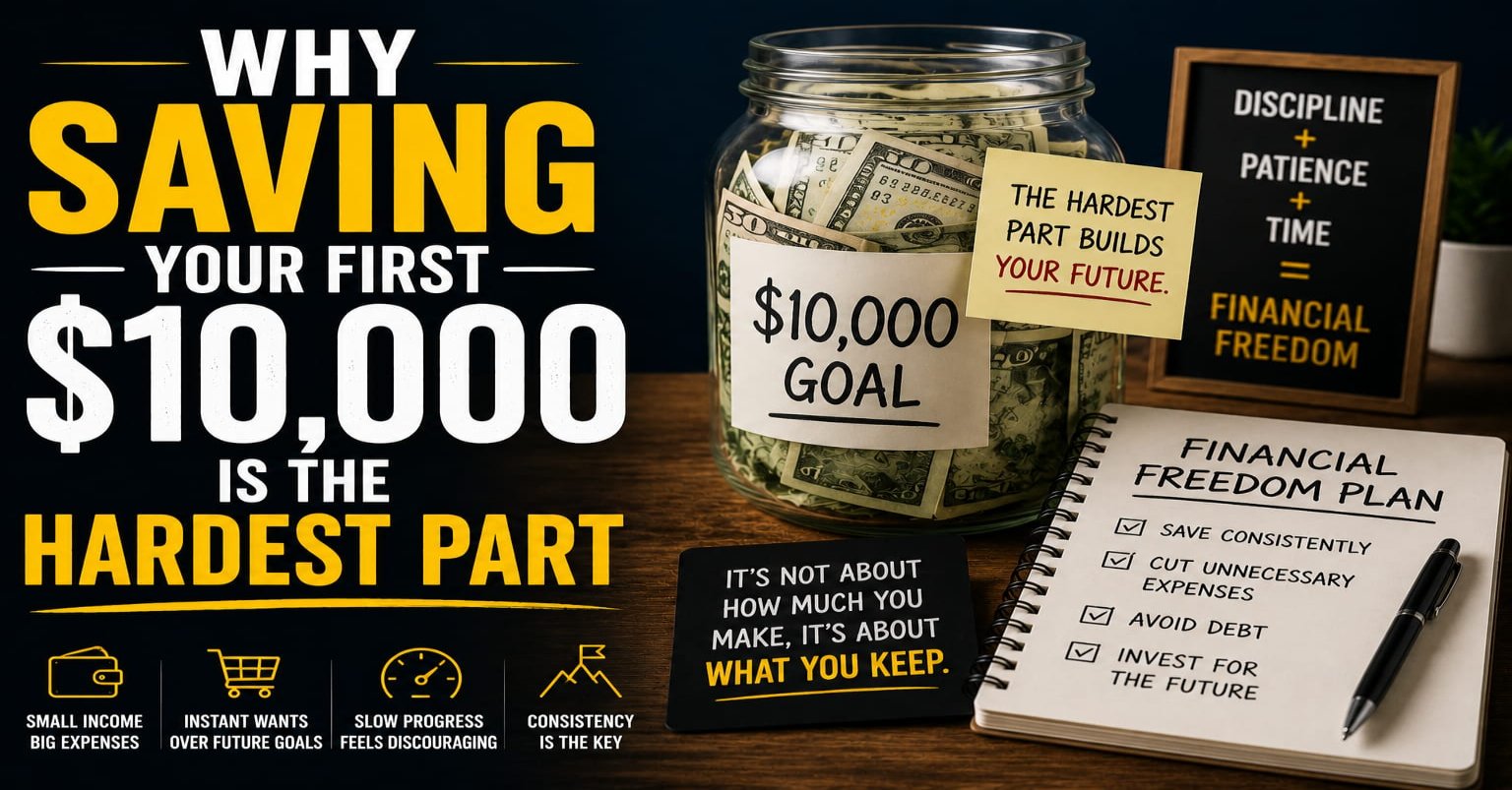 Why Saving Your First $10,000 Is the Hardest Part