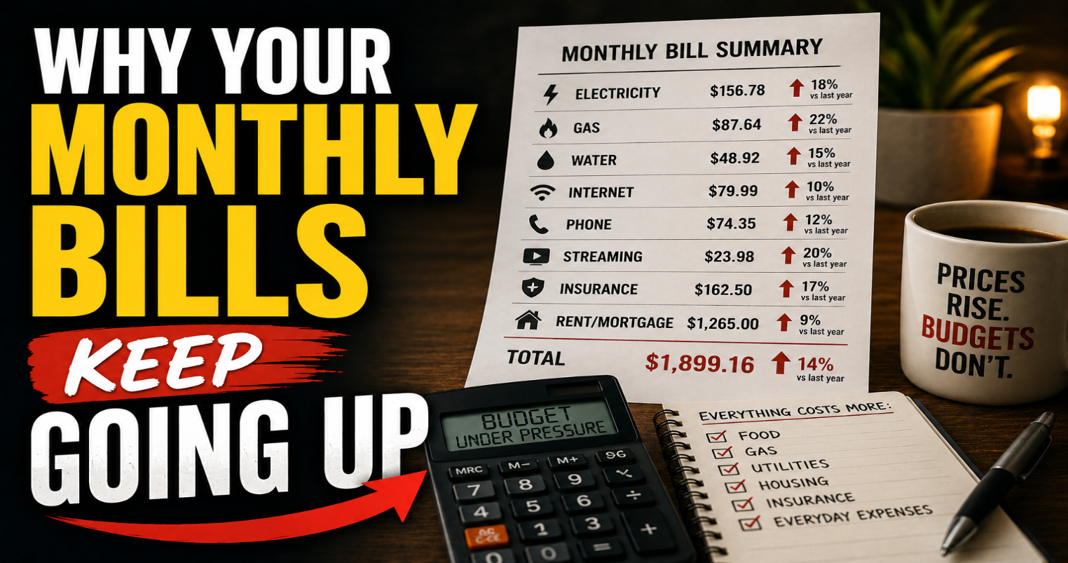 Why Your Monthly Bills Keep Going Up