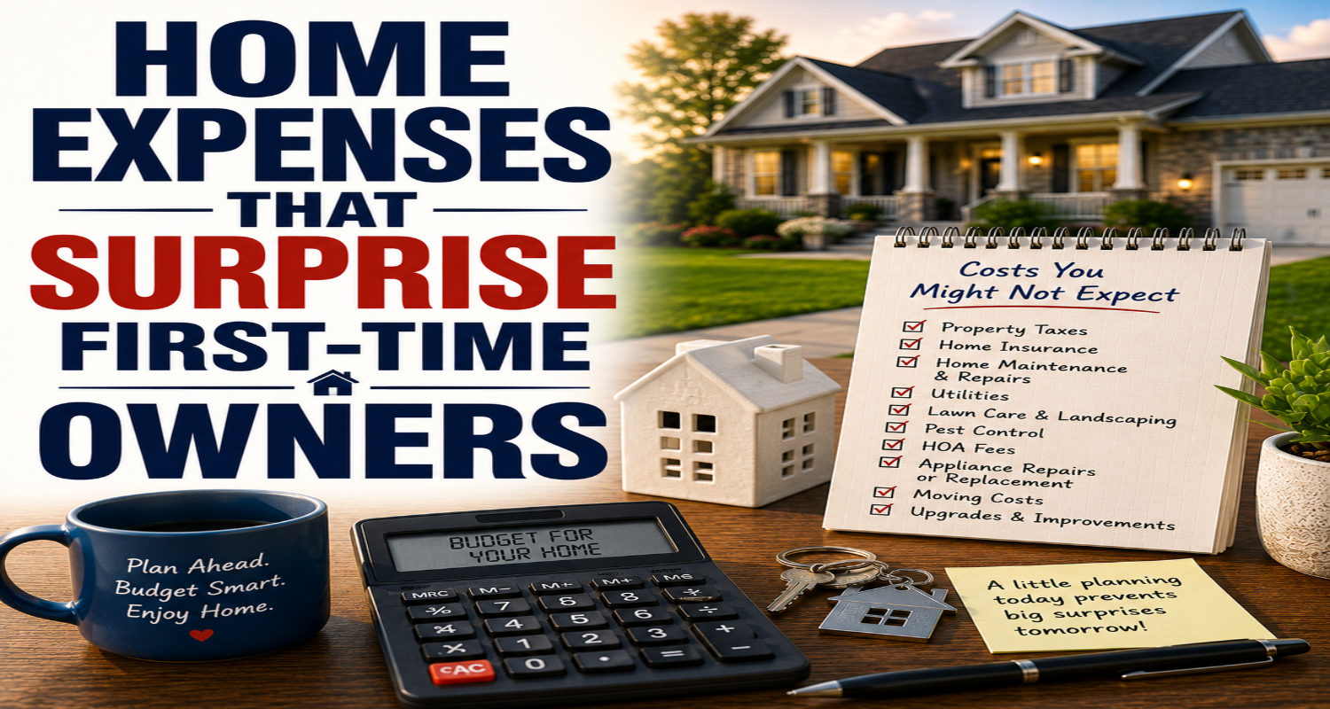 Home Expenses That Surprise First-Time Owners