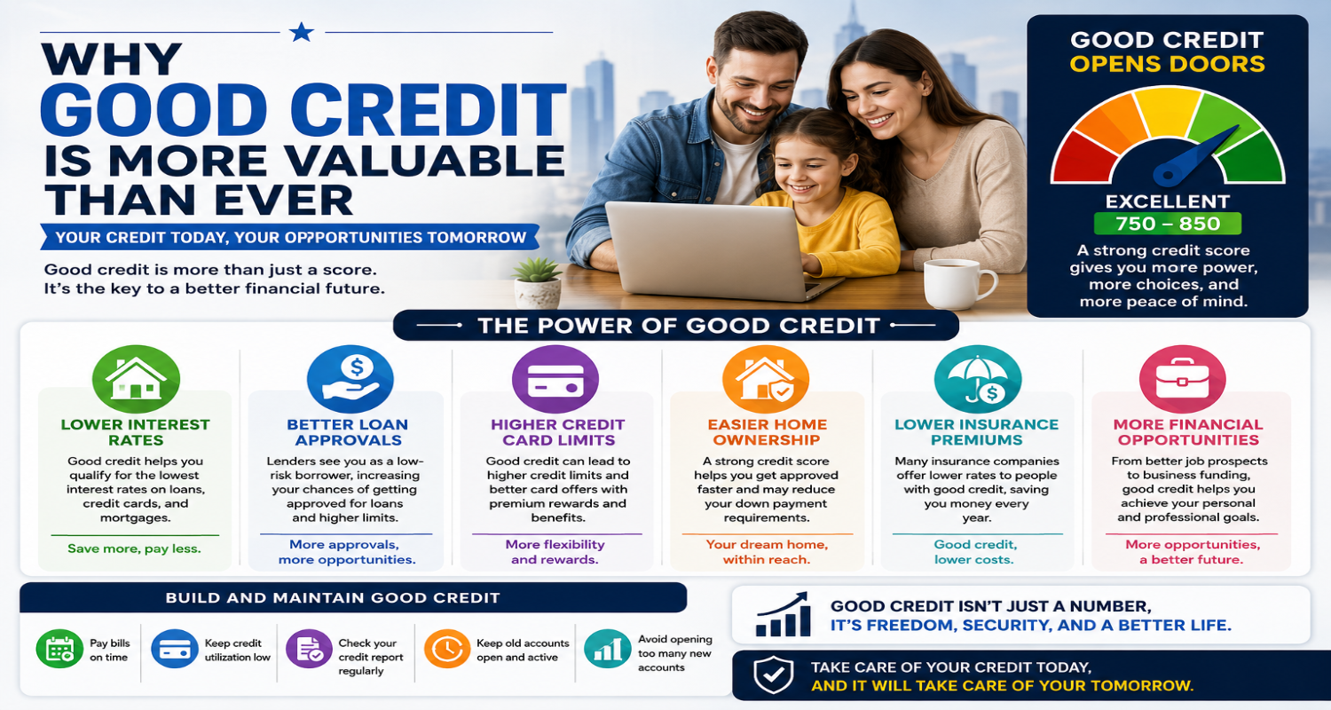 Why Good Credit Is More ValuabThle an Ever