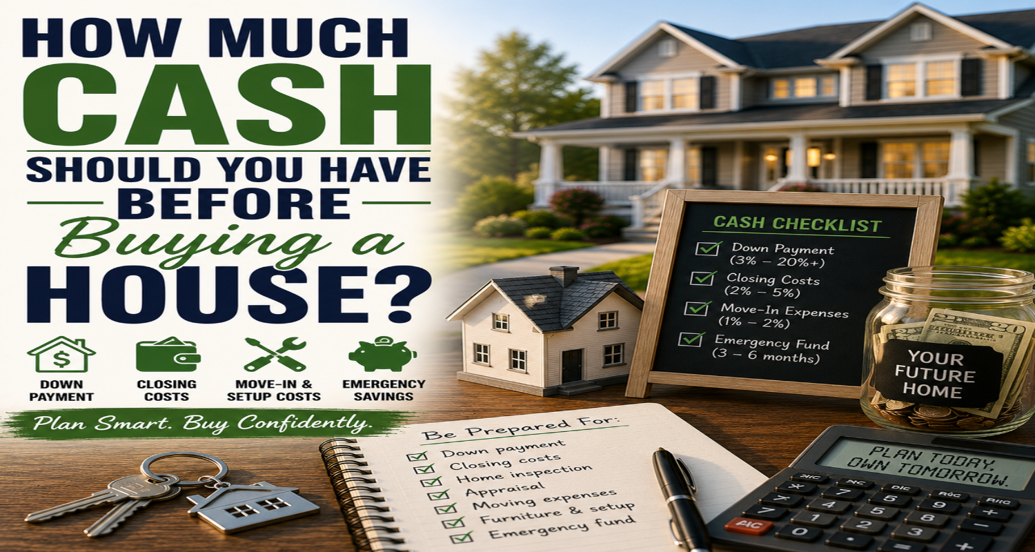 How Much Cash Should You Have Before Buying a House?